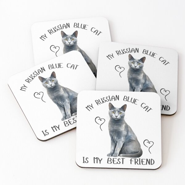 Item preview, My Russian Blue Cat Is My Best Friend designed and sold by Viikis.
