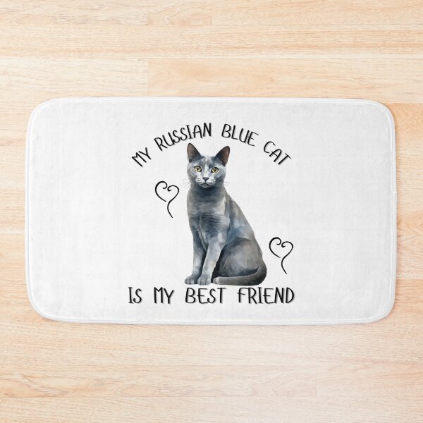 Item preview, My Russian Blue Cat Is My Best Friend designed and sold by Viikis.