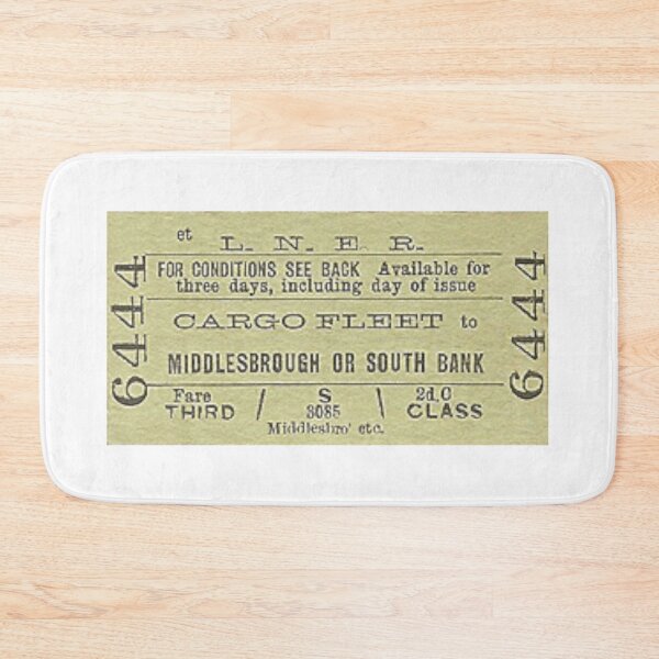 Item preview, Middlesbrough Cargo Fleet South Bank LNER Train Ticket designed and sold by Logo-A-GoGo.