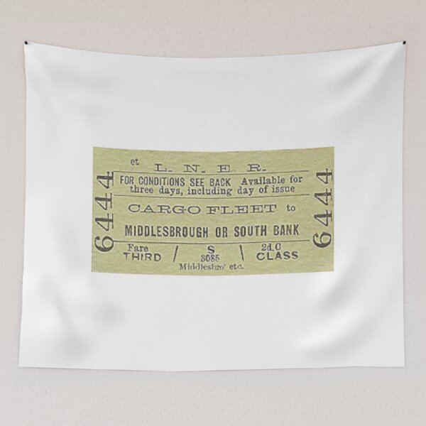 Item preview, Middlesbrough Cargo Fleet South Bank LNER Train Ticket designed and sold by Logo-A-GoGo.
