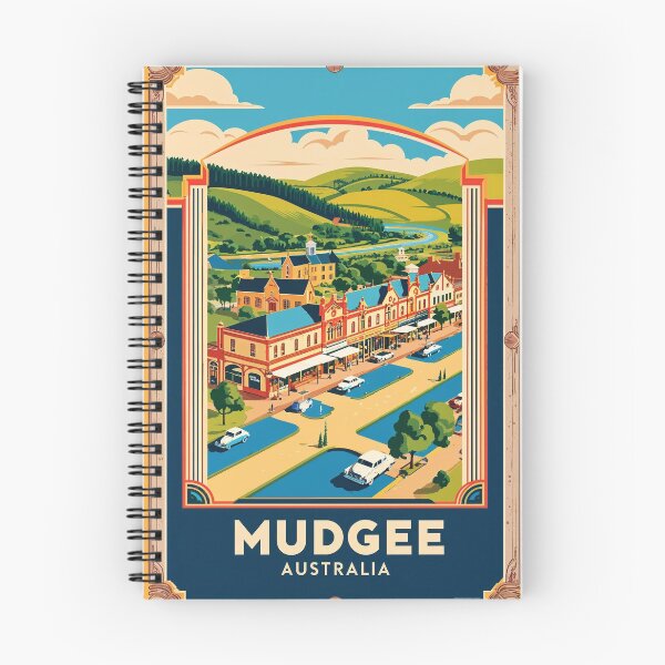 Item preview, Mudgee Australia Vintage Travel Tourism designed and sold by TravelersGems.