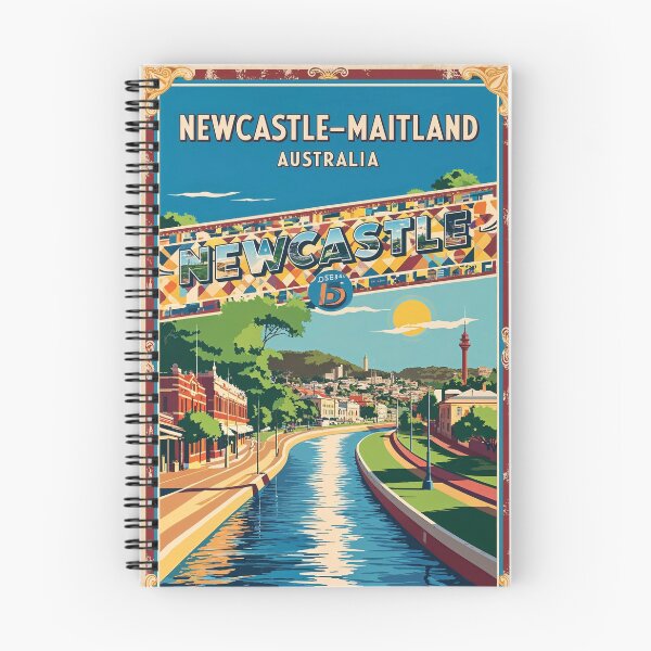 Item preview, Newcastle Maitland Australia Vintage Travel Tourism designed and sold by TravelersGems.