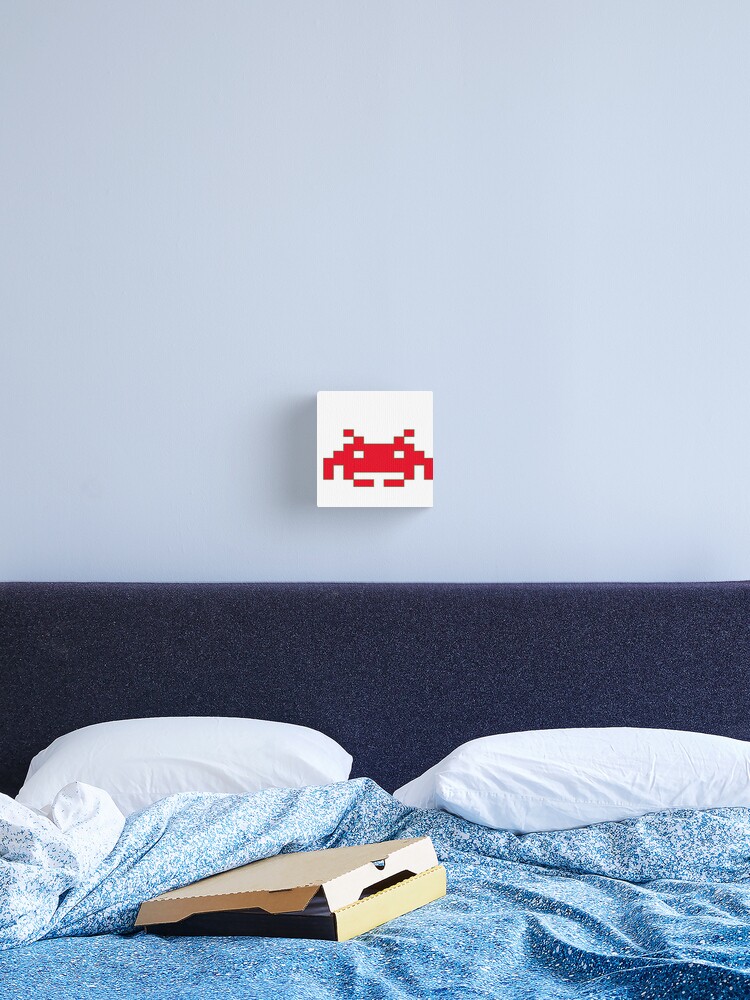 Thumbnail 2 of 3, Canvas Print, Invader designed and sold by Lifebeyonddream.