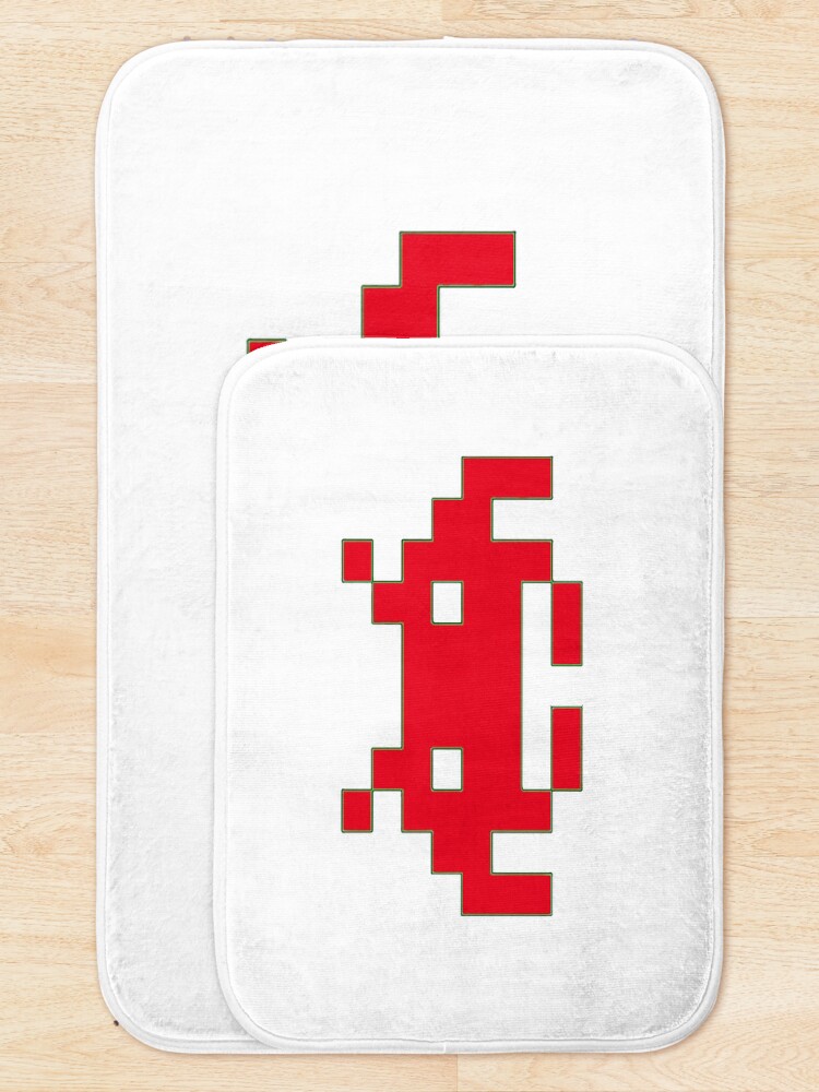 Thumbnail 5 of 6, Bath Mat, Invader designed and sold by Lifebeyonddream.