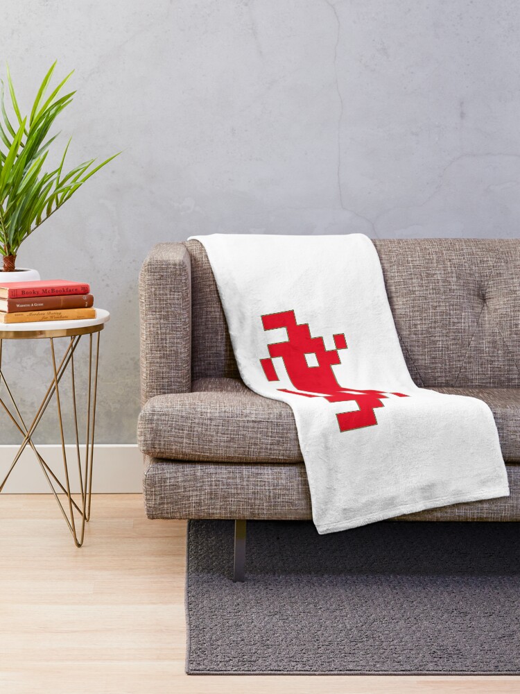Thumbnail 2 of 6, Throw Blanket, Invader designed and sold by Lifebeyonddream.