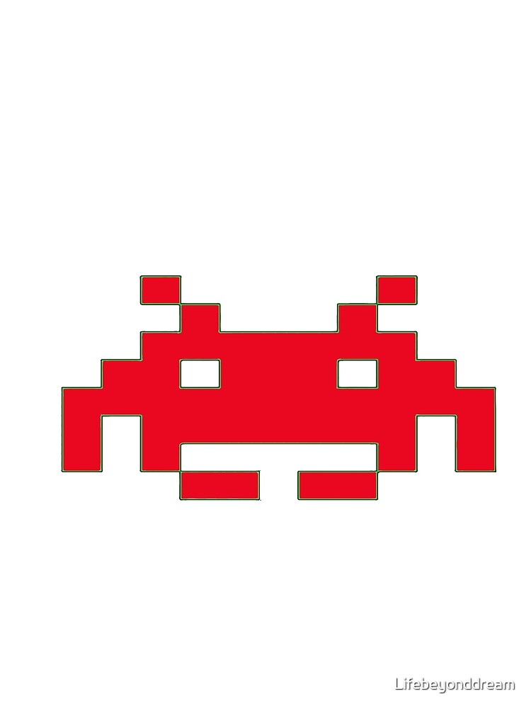 Thumbnail 3 of 3, Scarf, Invader designed and sold by Lifebeyonddream.
