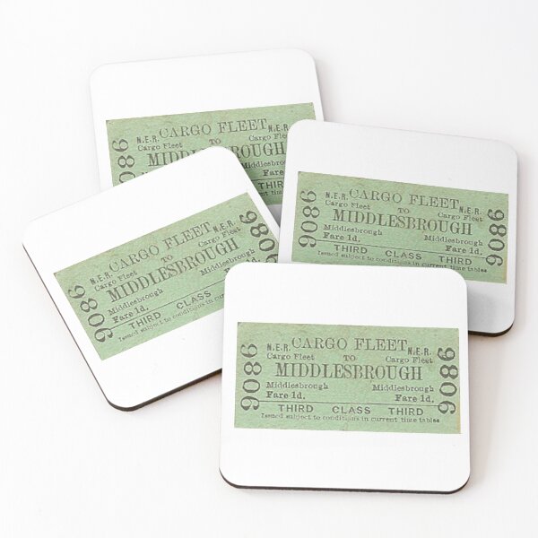 Item preview, Cargo Fleet to Middlesbrough Train Ticket designed and sold by Logo-A-GoGo.