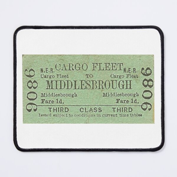 Item preview, Cargo Fleet to Middlesbrough Train Ticket designed and sold by Logo-A-GoGo.