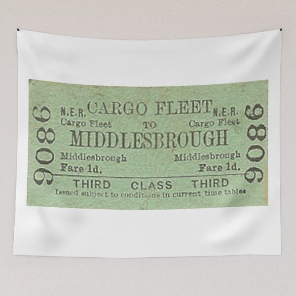 Item preview, Cargo Fleet to Middlesbrough Train Ticket designed and sold by Logo-A-GoGo.