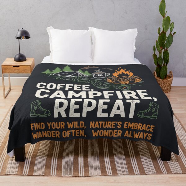 Item preview, Coffee, Campfire, Repeat designed and sold by Amir Faysal.