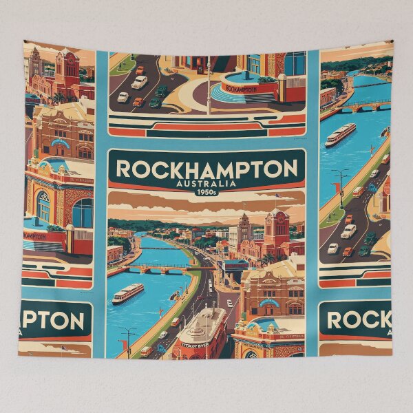 Item preview, Rockhampton Australia Vintage Travel Tourism designed and sold by TravelersGems.