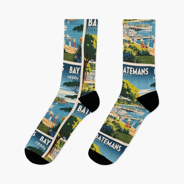 Item preview, Batesman Bay Australia Vintage Travel Tourism 2 designed and sold by TravelersGems.