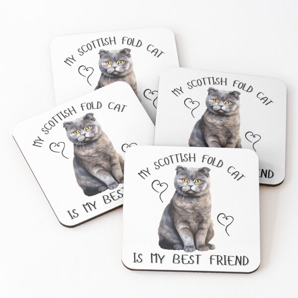 Item preview, My Scottish Fold Cat Is My Best Friend designed and sold by Viikis.