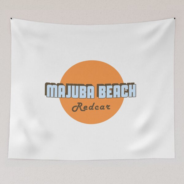 Item preview, Majuba Beach Redcar designed and sold by Logo-A-GoGo.