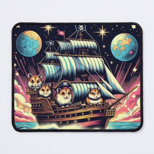 Item preview, cute pirate hamsters designed and sold by Dogandesighn.