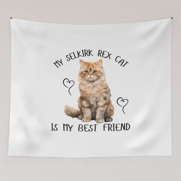 Item preview, My Selkirk Rex Cat Is My Best Friend designed and sold by Viikis.