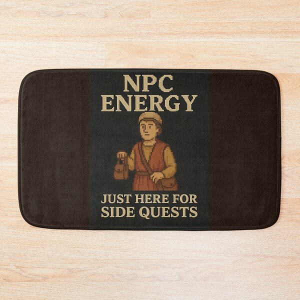 Item preview, NPC Energy - Just Here for Side Quests designed and sold by Grand Illusions.