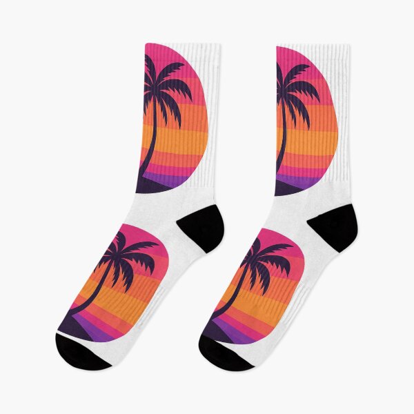 Item preview, Retro Sunset Palm Trees – Vintage Tropical Vibes designed and sold by MindsAtelier.