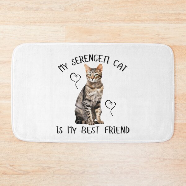 Item preview, My Serengeti Cat Is My Best Friend designed and sold by Viikis.