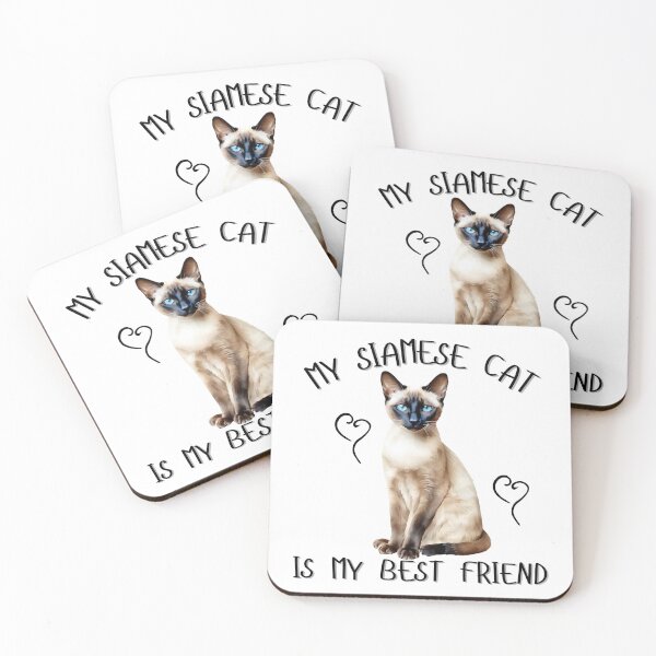 Item preview, My Siamese Cat Is My Best Friend designed and sold by Viikis.