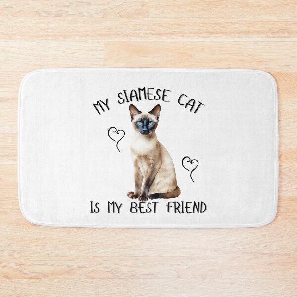 Item preview, My Siamese Cat Is My Best Friend designed and sold by Viikis.