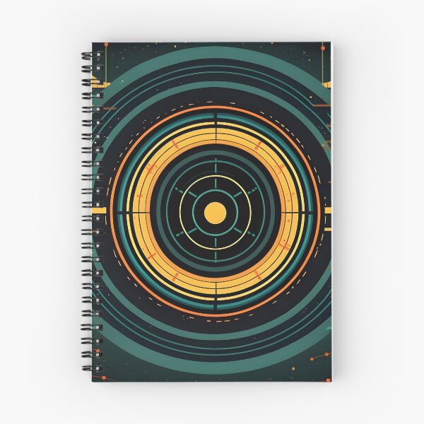 Item preview, Big data abstract visualization concept in dark retro color palette. AI Generative content designed and sold by dvoevnore.