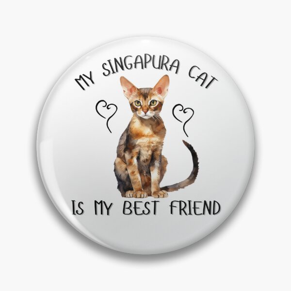 Item preview, My Singapura Cat Is My Best Friend designed and sold by Viikis.