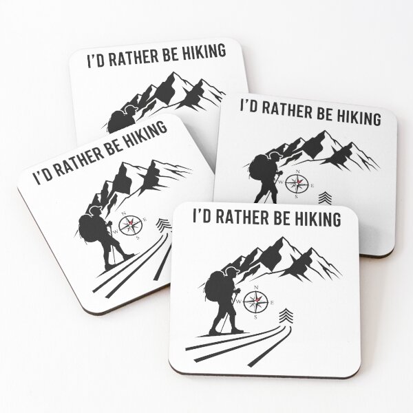 Item preview, I'd Rather Be Hiking designed and sold by Amir Faysal.