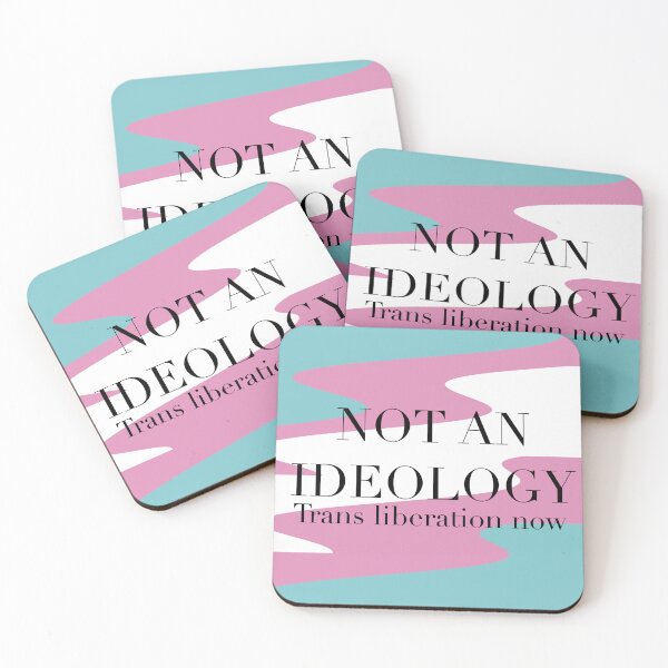 Item preview, NOT AN IDEOLOGY trans pin designed and sold by kindaemoexe.