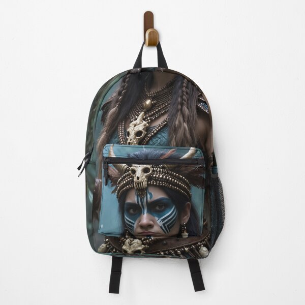 Item preview, Warrior Queen of the Jungle – Tribal Amazon Fantasy Art designed and sold by ArtiQreate.