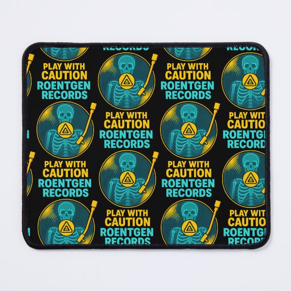 Item preview, Roentgen Records Vinyl Design Play With Caution designed and sold by TeeTimeTreasure.
