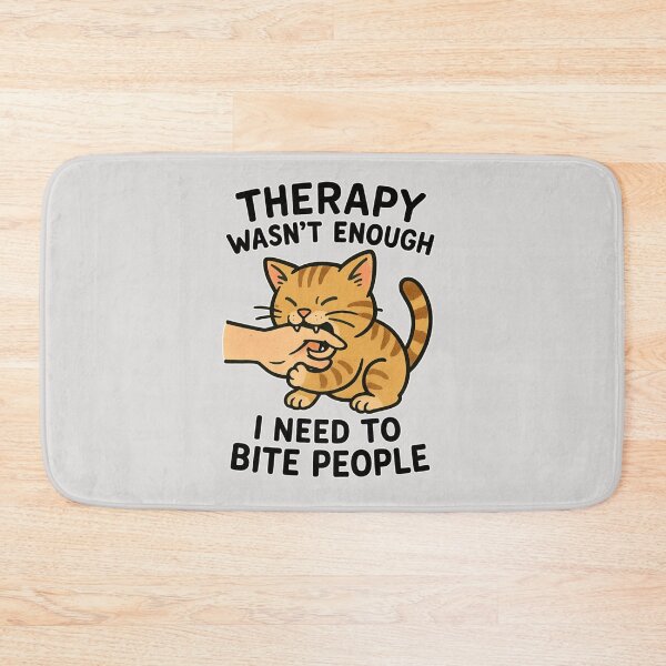 Item preview, Therapy Wasn’t Enough I Need To Bite People  designed and sold by Buntrockstore.