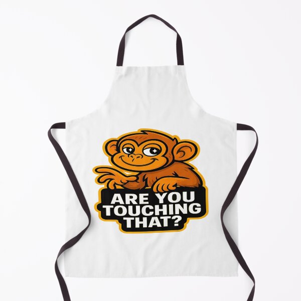 Item preview, Funny Monkey - Are You Touching That? designed and sold by Derpy Lab .