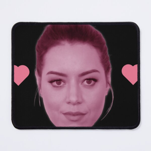 Item preview, Aubrey Plaza Pink Heart Portrait designed and sold by PaulSchweize.