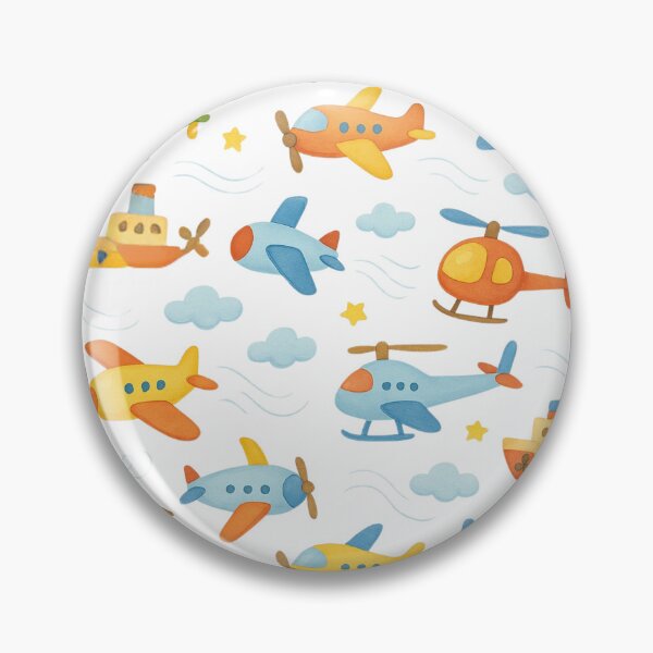 Item preview, Cartoon Propeller Vehicles Pattern designed and sold by GestaltTees.