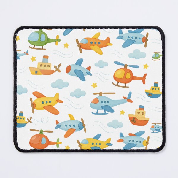 Item preview, Cartoon Propeller Vehicles Pattern designed and sold by GestaltTees.