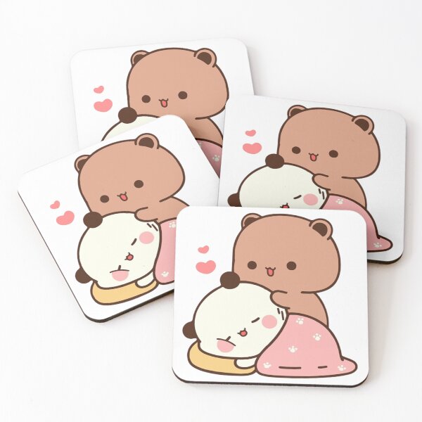 Item preview, Bubu Sleeping While Dudu Hug Her Panda And Brownie Bear Love Couple 2026 designed and sold by OceanLiveArts.