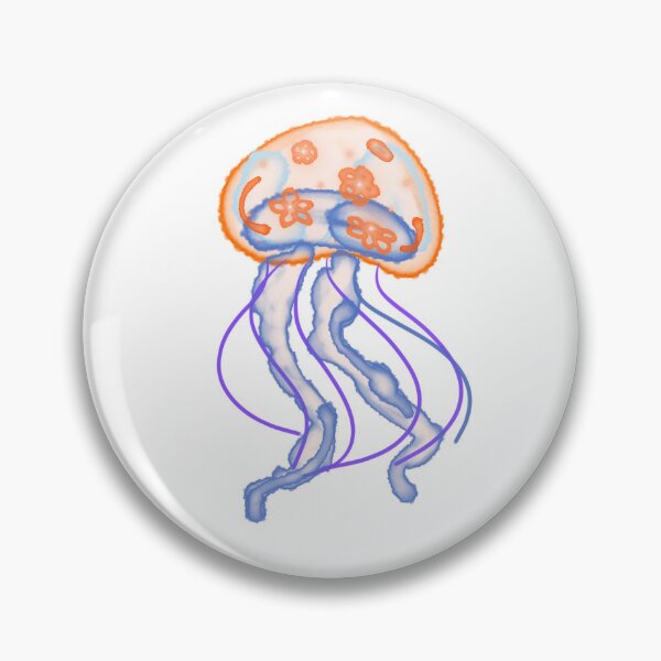 Item preview, Jellyfish with flowers designed and sold by DIGITRENDbyNiki.