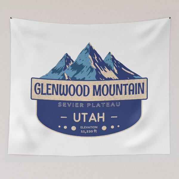Item preview, Glenwood Mountain, Sevier Plateau, Utah, Mountain Design designed and sold by Wanderful-roads.