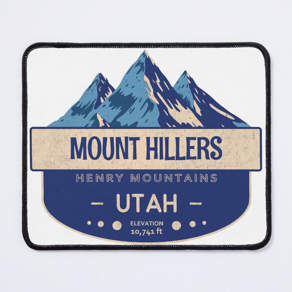Item preview, Mount Hillers, Henry Mountains, Utah, Mountain Design designed and sold by Wanderful-roads.