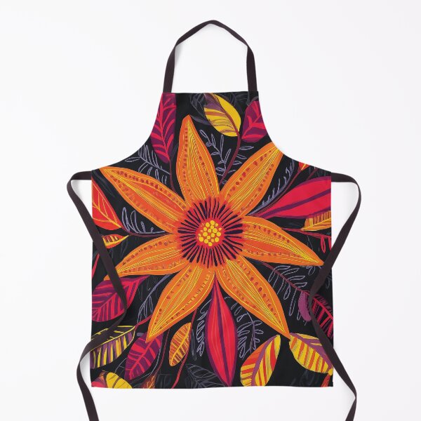 Item preview, A vibrant design of a geometrically arranged floral pattern. designed and sold by HEMRO.