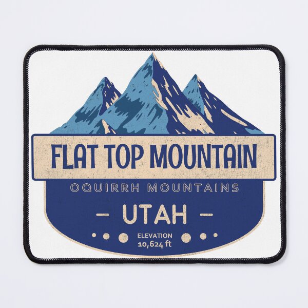 Item preview, Flat Top Mountain, Oquirrh Mountains, Utah, Mountain Design designed and sold by Wanderful-roads.