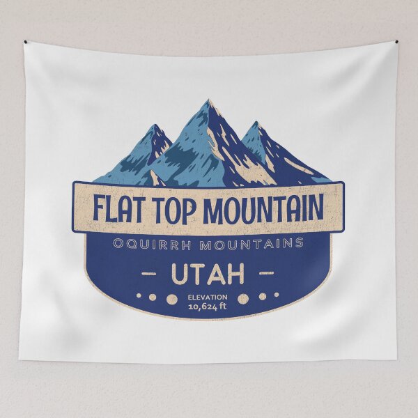 Item preview, Flat Top Mountain, Oquirrh Mountains, Utah, Mountain Design designed and sold by Wanderful-roads.