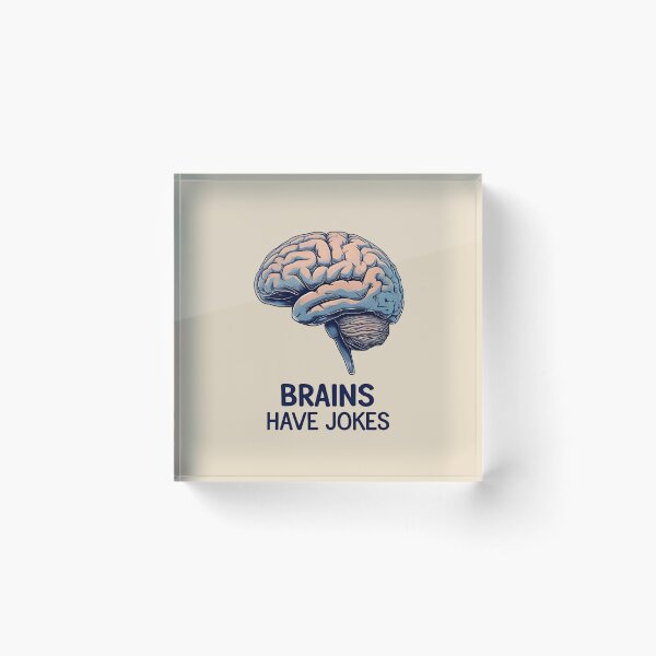 Item preview, Brains have jokes designed and sold by musthavewords.