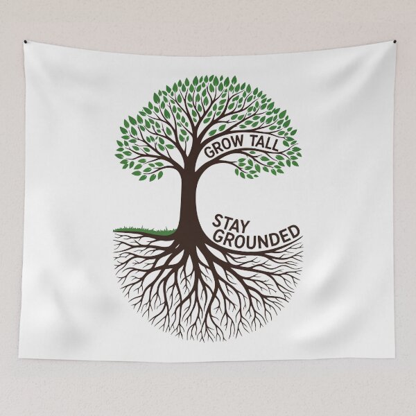 Item preview, Grow Tall, Stay Grounded designed and sold by Amir Faysal.