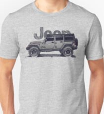 4dr JL Unlimited - Sting-Grey Unisex T-Shirt