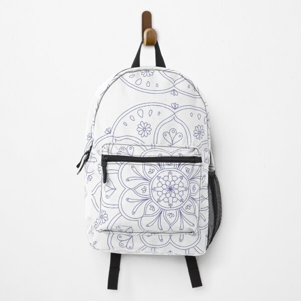 Item preview, Lilac Line Mandala – Minimal Floral Design designed and sold by LouiseRossArt.