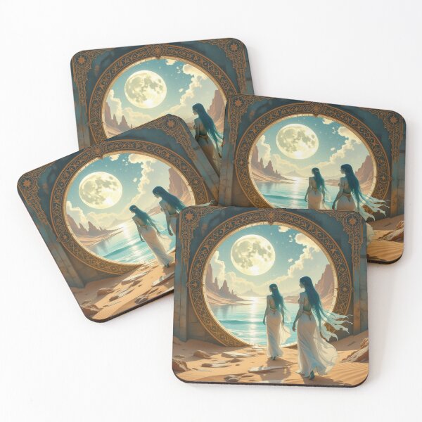 Item preview, Between the Times – Soul meets Soul in a timeless desert under moonlight and memory designed and sold by FotoworldEdel.