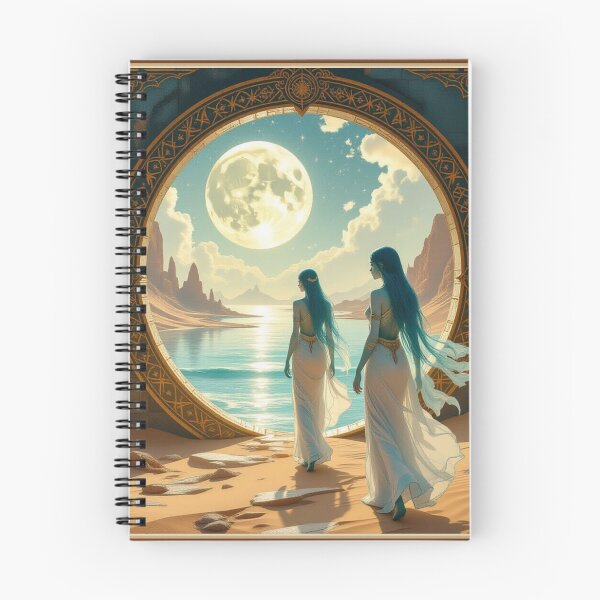Item preview, Between the Times – Soul meets Soul in a timeless desert under moonlight and memory designed and sold by FotoworldEdel.