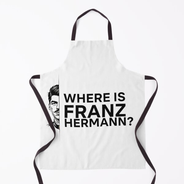 Item preview, Where is Franz Hermann? F1 Meme designed and sold by Studio F1Grid.